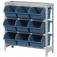 Estante met�lica com 9 gavetas n� 7 azul - EF9/7A