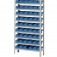 Estante metálica com 60 gavetas n° 3 azul - EP60/3A Estante metálica com 60 gavetas n° 3 azul - EP60/3A