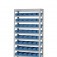 Estante metálica com 60 gavetas n° 3 azul - EP60/3A Estante metálica com 60 gavetas n° 3 azul - EP60/3A