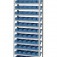Estante metálica com 60 gavetas n° 3 azul - EP60/3A Estante metálica com 60 gavetas n° 3 azul - EP60/3A