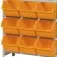 Estante metálica com 9 gavetas n° 7 laranja - EF9/7L
