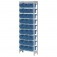 Estante met�lica com 27 gavetas n� 5 azul - EF27/5A
