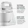 Batedeira 500 watts 4 velocidades branca Cake - B-50-W  110V