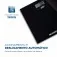Balança digital para banheiro capacidade 150 kg Smart Black - BL-05