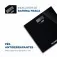 Balança digital para banheiro capacidade 150 kg Smart Black - BL-05