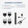 Máquina de cortar cabelo com 4 pentes e acessórios Hair Stylo - CR-07  110V