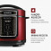 Panela de presso eltrica digital 5 litros Master Cook Red - PE-39  110V