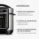 Panela de pressão elétrica digital 3 litros Master Cook 3L- PE-40  110V
