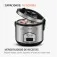 Panela elétrica de arroz 10 xícaras Pratic Rice 10i - PE-42-10X  110V