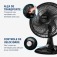 Ventilador de mesa 40 cm 6 pás com 3 velocidades Super Power - VSP-40-B  220V Ventilador de mesa 40 cm 6 pás com 3 velocidades Super Power - VSP-40-B  220V