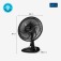 Ventilador de mesa 40 cm 6 pás com 3 velocidades Super Power - VSP-40-B  220V Ventilador de mesa 40 cm 6 pás com 3 velocidades Super Power - VSP-40-B  220V