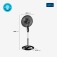 Ventilador de coluna 40 cm 6 pás Super Power - VSP-40C-NB  110V Ventilador de coluna 40 cm 6 pás Super Power - VSP-40C-NB  110V