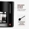 Cafeteira elétrica 800W jarra de vidro 32 xícaras Dolce Arome - C-44-32X-SI  110V