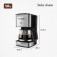 Cafeteira eltrica 800W jarra de vidro 32 xcaras Dolce Arome - C-44-32X-SI  110V