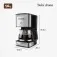 Cafeteira elétrica 800W jarra de vidro 32 xícaras Dolce Arome - C-44-32X-SI  110V