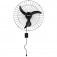Ventilador de parede 60 cm oscilante preto - New  110V