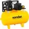 Compressor de ar 15 pés 122L 3 hp 125 lbs trifásico - VDCSL 