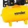 Compressor de ar 15 pés 122L 3 hp 125 lbs trifásico - VDCSL 