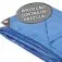 Lona reforçada de polietileno azul 9 m x 8 m  