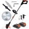 Roçadeira lateral a bateria 21V com 2 baterias e acessórios - BOM-9109  110V/220V Roçadeira lateral a bateria 21V com 2 baterias e acessórios - BOM-9109  110V/220V