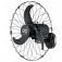 Ventilador de parede 60 cm oscilante preto  - V60P  110V/220V Ventilador de parede 60 cm oscilante preto  - V60P  110V/220V
