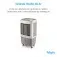 Climatizador de ar evaporativo portátil 107 Watts 45L 40m² - Big Air  220V