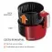 Fritadeira elétrica sem óleo Air Fryer 3,5L 1.500 Watts - AF-32-RI  110V