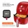 Fritadeira elétrica sem óleo Air Fryer 4L 1.500 Watts - AFN-40-FR  110V