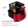 Fritadeira elétrica sem óleo Air Fryer 4L 1.500 Watts - AFN-40-FR  110V