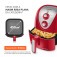 Fritadeira eltrica sem leo Air Fryer 5L 1900W Grand Family Inox - AFN-50-RI  220V
