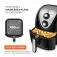 Fritadeira elétrica sem óleo Air Fryer 5L 1900W Grand Family Inox - AFN-50-BI  220V