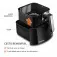 Fritadeira elétrica sem óleo Air Fryer 5L 1900W Grand Family Inox - AFN-50-BI  220V