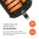 Fritadeira elétrica sem óleo Air Fryer 5L 1900W Grand Family Inox - AFN-50-BI  220V