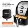 Fritadeira elétrica sem óleo Air Fryer 8L 1900W Mega Family - AFN-80-BI  110V