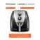 Fritadeira elétrica sem óleo Air Fryer 8L 1900W Mega Family - AFN-80-BI  110V
