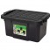 Caixa organizadora com tampa 15 litros empilh�vel - 25886