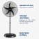 Ventilador de coluna 55 cm 5 pás oscilante - NVC-PRO-55  220V Ventilador de coluna 55 cm 5 pás oscilante - NVC-PRO-55  220V