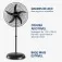 Ventilador de coluna 55 cm 5 pás oscilante - NVC-PRO-55  220V