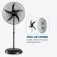 Ventilador de coluna 55 cm 5 pás oscilante - NVC-PRO-55  220V