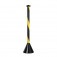 Pedestal para corrente de sinalização 95 cm zebrado Pedestal para corrente de sinalização 95 cm zebrado