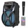 Caixa de som amplificada 500W RMS com Bluetooth TWS Radio FM e Microfone - CT 500   110V/220V