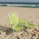 Cadeira de praia dobrvel em 5 posies verde - Copacabana
