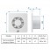 Exaustor para banheiro di�metro de 100mm - EXB102  220V