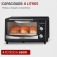 Forno eltrico 650 watts 6 Litros Pratic Cook - FR-09  220V