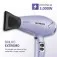 Secador de cabelo 2000 watts Tourmaline SPACE SHINE lilás - SC-21  110V