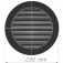 Grade de ventilação plástica para duto de 200 mm - GR200P Grade de ventilação plástica para duto de 200 mm - GR200P