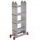 Escada multifuncional de alumínio 4 x 4 com 16 degraus 13 em 1 - ESC0293 Escada multifuncional de alumínio 4 x 4 com 16 degraus 13 em 1 - ESC0293