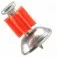Pino com arruela cônica para fixação á pólvora ação indireta 7,6 X 28 mm com 100 peças - PACX1428