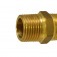 Niple em latão 1/2 Niple em latão 1/2