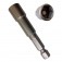 Soquete magntico sextavado 5/16'' x 50 mm encaixe 1/4